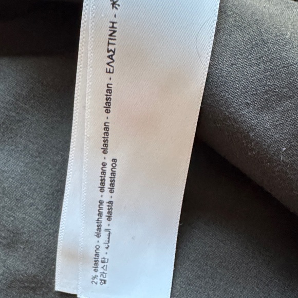 Massimo Dutti Khaki Wide Leg Pants - Picture 6 of 6